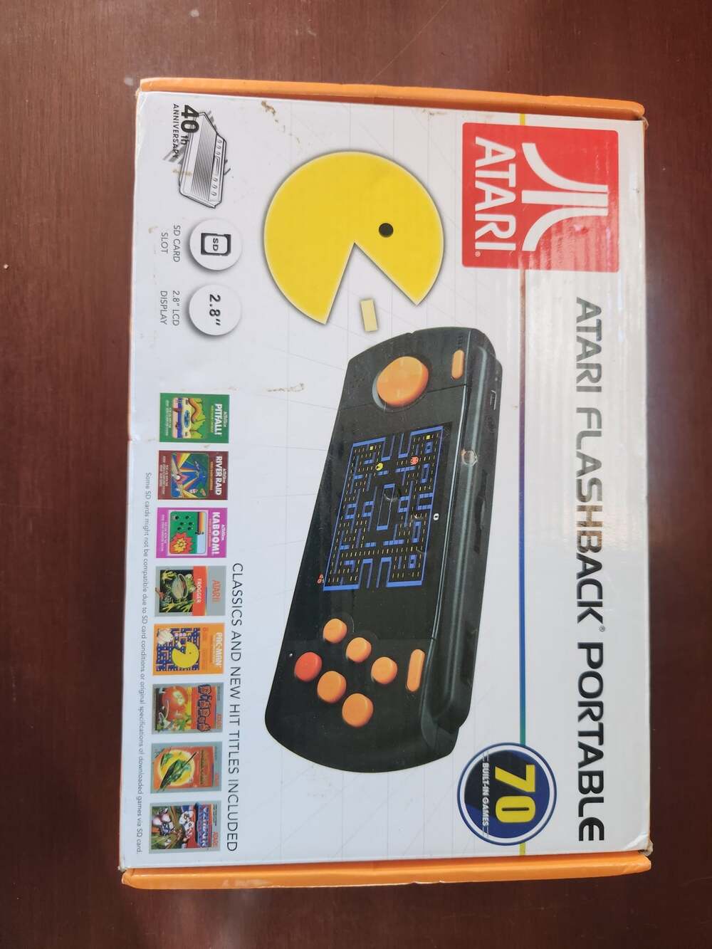 Atari Flashback Portable Handheld Console 70 Built In Games Retro Box USB Cable